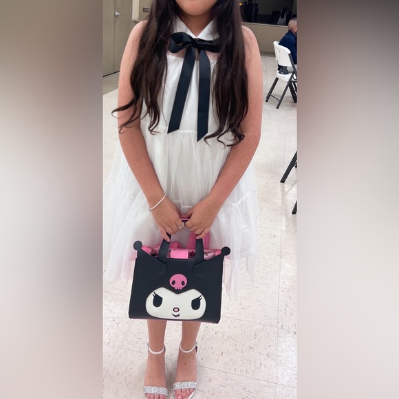 Girls knot front ruffle hem dress size 11-12 - Picture 4 of 4